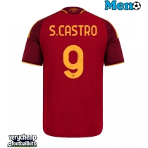 AS Roma Santiago Castro #9 Replica Home Shirt 2026-27 Short Sleeve